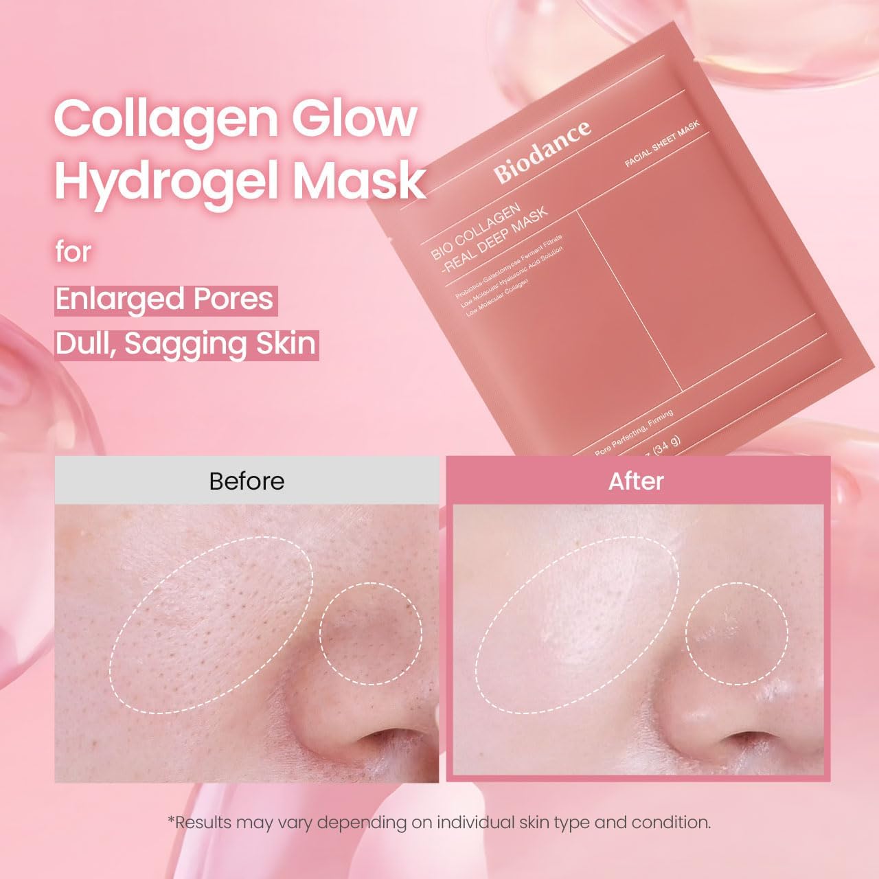 BIODANCE Bio-Collagen Real Deep Face Mask 4 Pcs