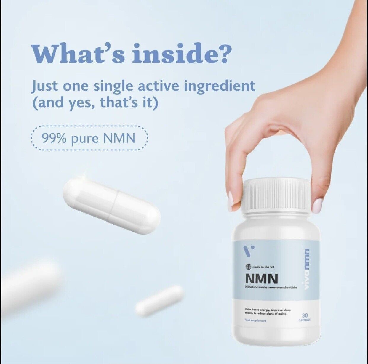 New Pure NMN | 500mg Capsules