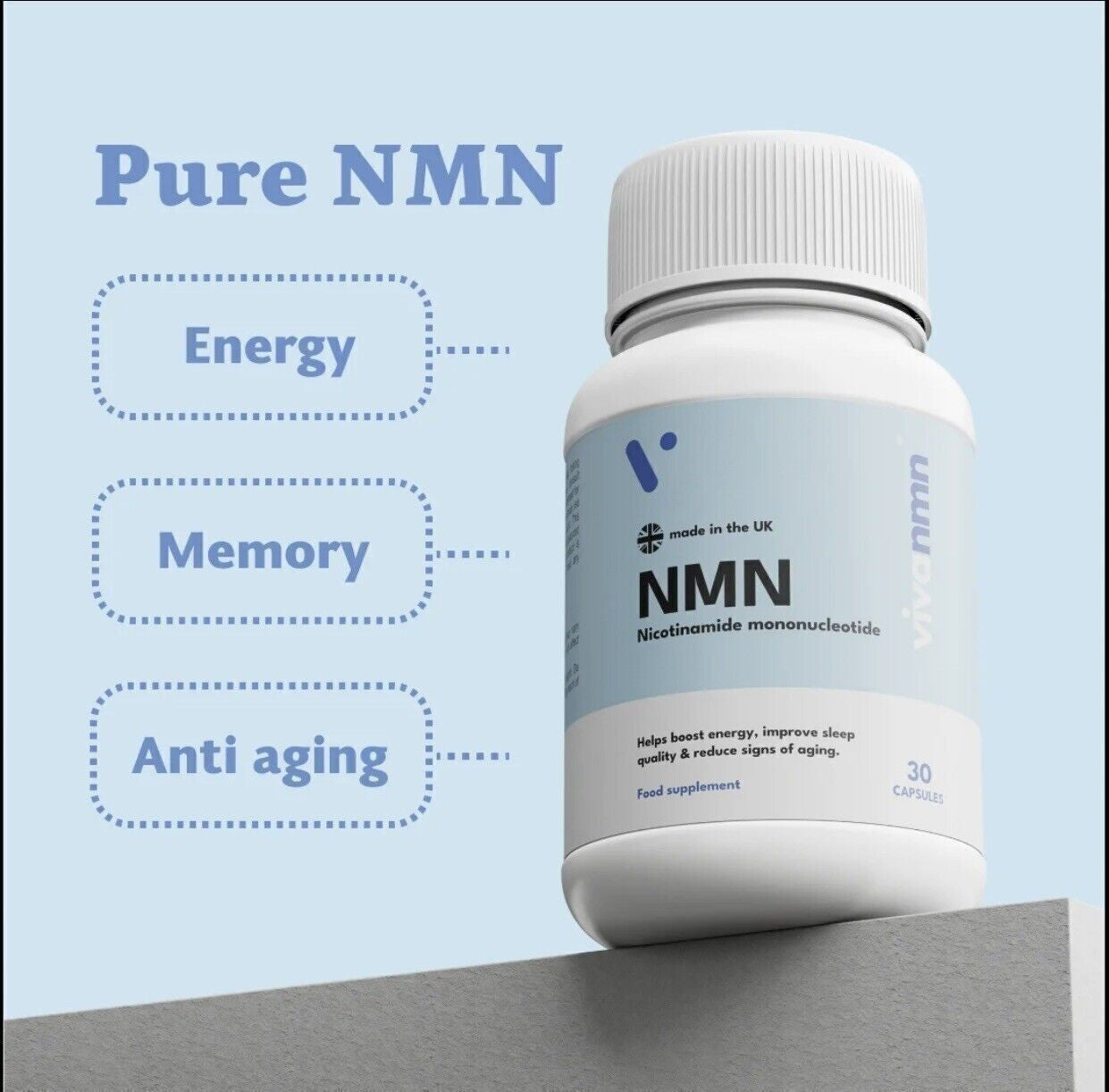 New Pure NMN | 500mg Capsules